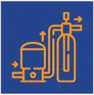 Ar comprimido, vácuo e instrumentação